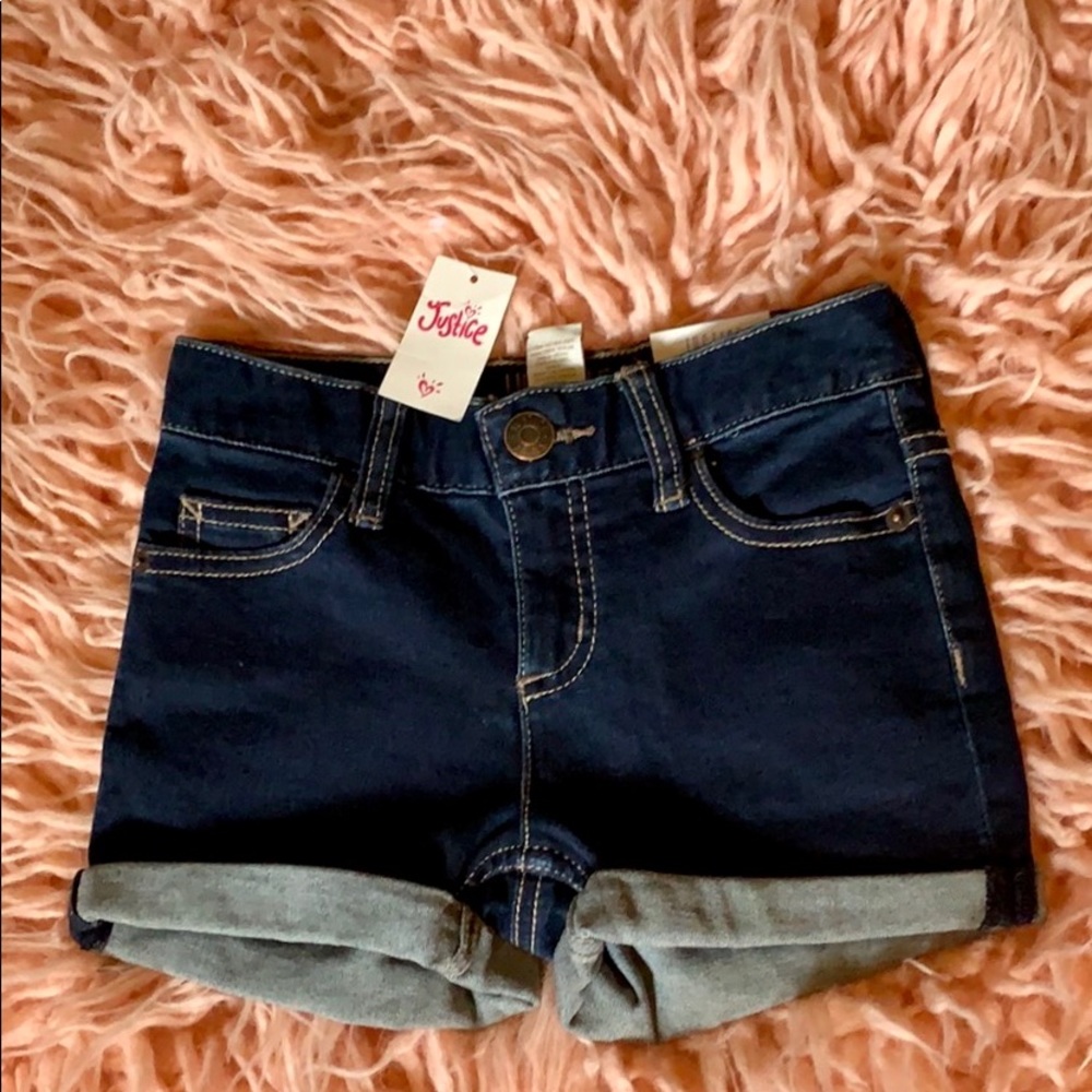 SOLD! NWT JUSTICE Jean Shorts Girl Size 10